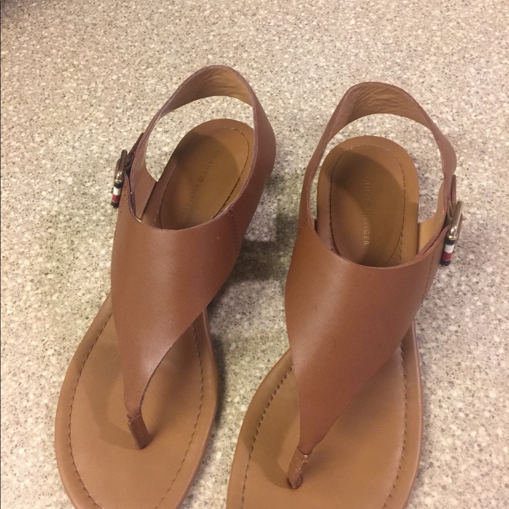 Tommy Hilfiger Thong sandals.